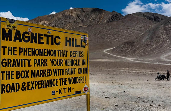 Magnetic Hill – Ladakh, India