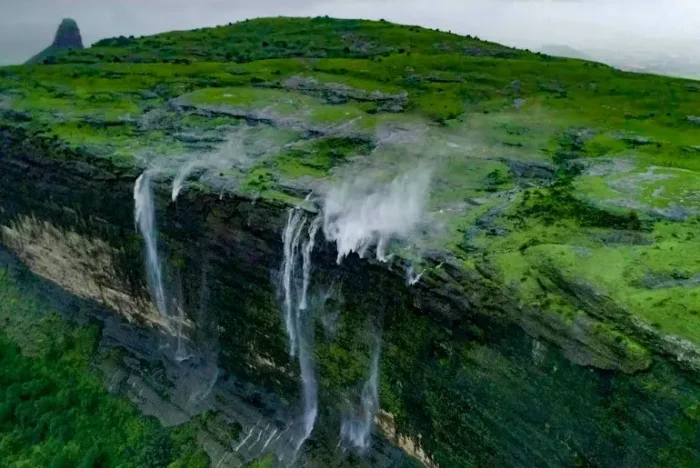 Reverse Waterfall – Naneghat, Maharashtra, India